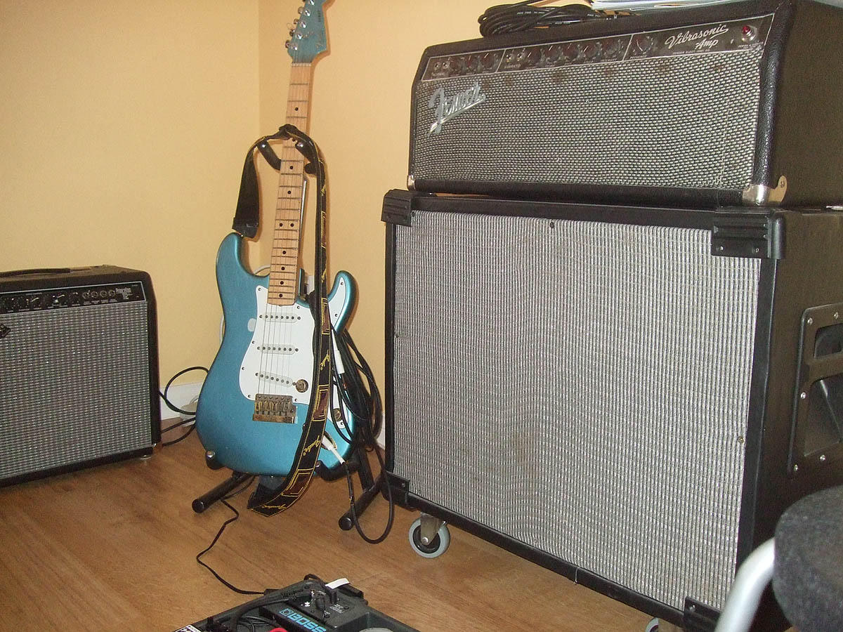 Amps and guitar